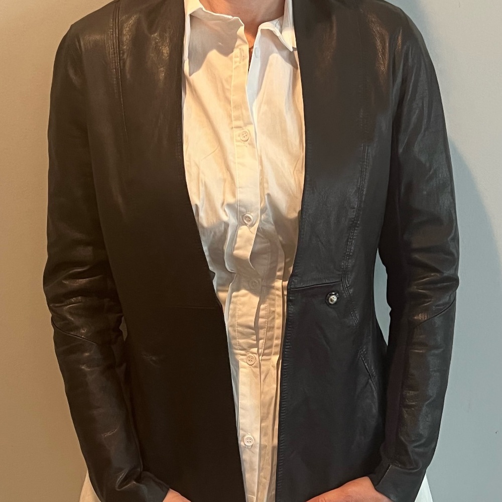 Armani Jeans Leather Jacket